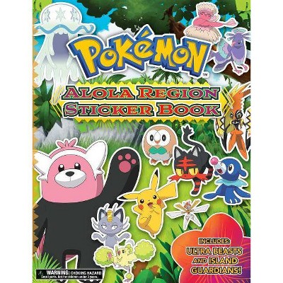 Pokémon Alola Region Sticker Book - By The Pokemon Company International  (paperback) : Target