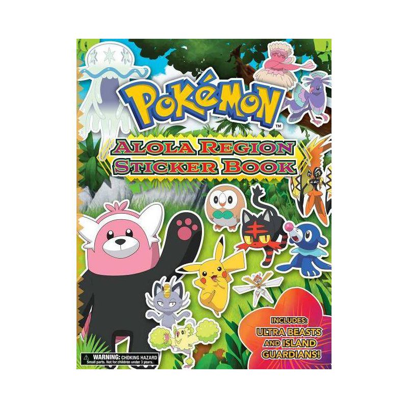 Pokémon Alola Region Sticker Book - by  The Pokemon Company International (Paperback), 1 of 4