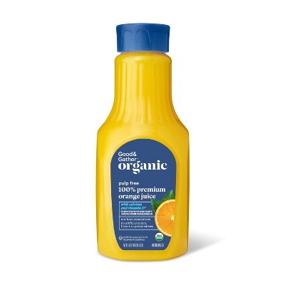 Organic 100% Orange Juice Not From Concentrate w/ Calcium & Vitamin D - 52 fl oz - Good & Gather™