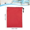 Unique Bargains Tear-Resistant Polyester Traveling Laundry Bag with Drawstring 2 Pcs - 2 of 4