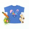 The Juniper Shop Bunny Face With Flowers Toddler Short Sleeve Tee - 2 of 2