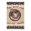 Earth Rugs One Good Cup Oval Stair Tread 27"x8.25" – Rustic Coffee Theme - 3 of 3