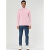 Lars Amadeus Men's Slim Fit Long Sleeve Pullover Solid Turtleneck Sweater - 3 of 4