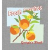 Natural World Fresh Peaches Crew Neck Short Sleeve Adult T-shirt - 2 of 2