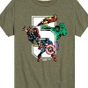 Boys' - Marvel - Avengers Birthday 5 Short Sleeve Graphic T-Shirt - 2 of 4