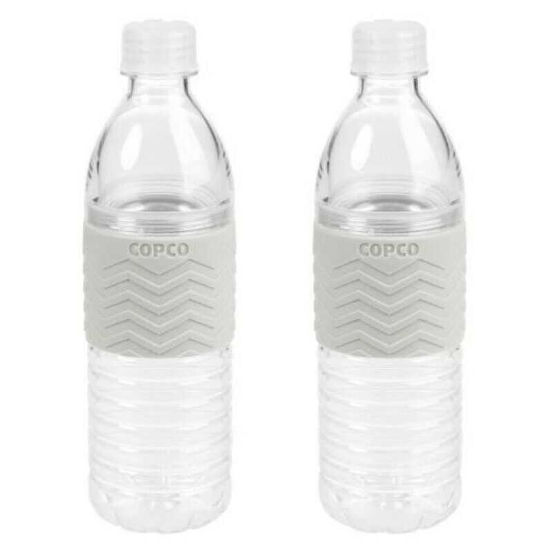 Copco Hydra 2-Pack Water Bottle 16.9 Ounce Non Slip Sleeve BPA Free Tritan Plastic Reusable, 1 of 9