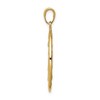 Black Bow Jewelry 14k Yellow Gold, Solid Oval Miraculous Medal Pendant - 2 of 4
