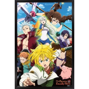 Trends International The Seven Deadly Sins: Season 3 - Key Art Framed Wall Poster Prints - 1 of 4