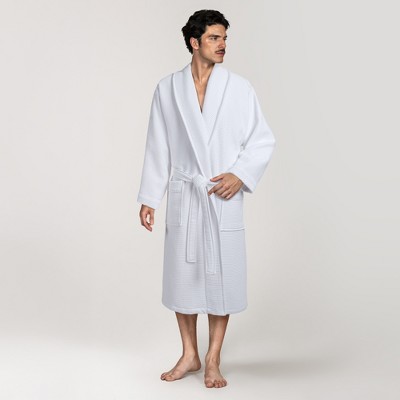 Micro Cotton Shawl Collar Luxury Turkish Men's Bathrobe : Target