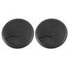 Unique Bargains Plastic Desktop Computer 80mm Grommet Cable Hole Cover Black 3 Pcs - 3 of 4