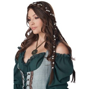 California Costumes Halo Braids (Brunette) - 1 of 2