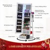 Fredees 22'' Wide Rotatable Jewelry Armoire with Mirror - 2 of 4