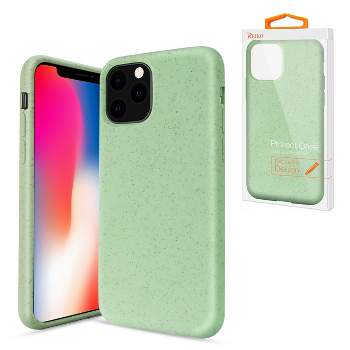 Reiko Apple iPhone 11 Pro Max Wheat Bran Material Silicone Phone Case in Green