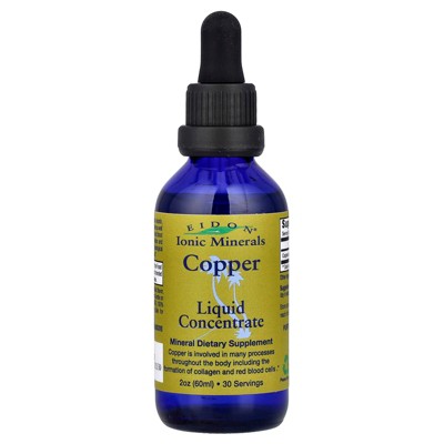 Eidon Ionic Minerals Copper, Liquid Concentrate, 2 oz (60 ml)