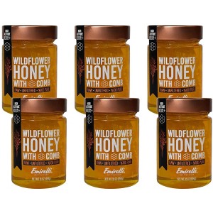 Emirelli Wildflower Honey Comb - Case of 6/16 oz - 1 of 4