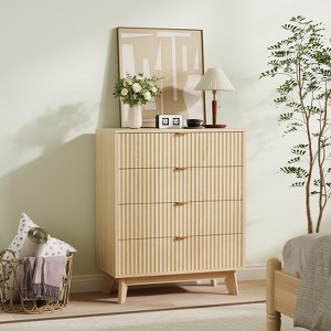 Drawer Dressers, Modern Closet Dressers Chest of Drawers, Wood Storage Dresser Chest of Drawers Organizer for Bedroom Living Room Hallway Closet - 1 of 4