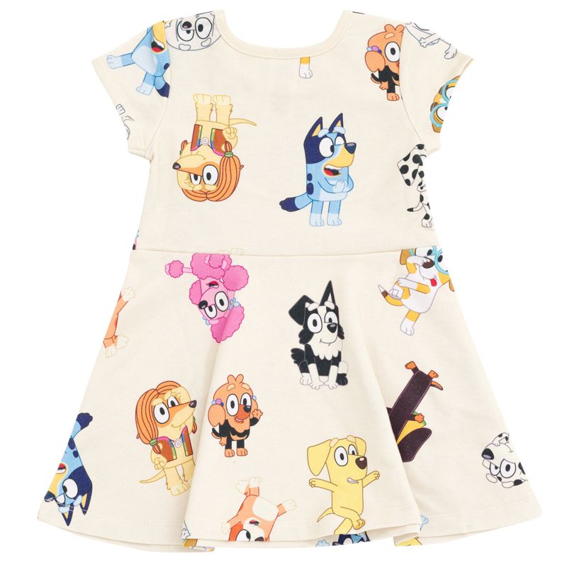Bluey Character Print Girls Dress Infants to Big Kids, 2 of 5