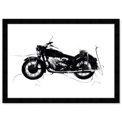 Motorbike Metal Wall Art cheapest Black And White Motocycle Multi Panel Print Wall Decor