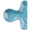 Beachcombers Blue Octopus Shaped Iridescent Ceramic Decorative Dish Coastal Decor - 2 of 4