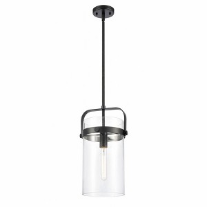 Pilaster - 1 Light Stem Hung Pendant In Industrial Style-17.13 Inches Tall and 9.38 Inches Wide - 1 of 1