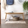 Design Imports Medallion Textured Fringe - Stone - 2 X 3 Ft - 4 of 4