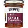 Delallo Simply Pesto Sun-Dried Tomato and Olive - Case of 6/6.35 oz - 2 of 4