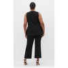 Women's Plus Size Jaz Vest - black | CITY CHIC - 3 of 4