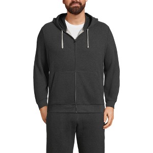 Lands' End Men's Serious Sweats Full Zip Hoodie - 1 of 3