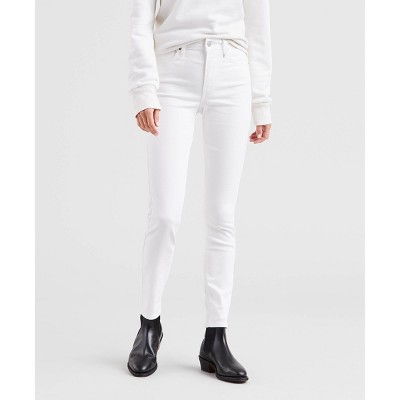 Levi's womens deals white skinny jeans