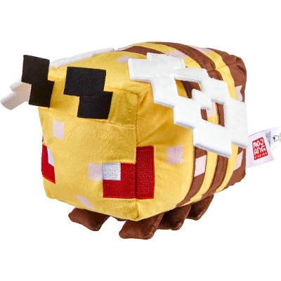 Minecraft Plush Angry Bee Toy 8'' Collectible Soft Doll Inspired by Video Game Character