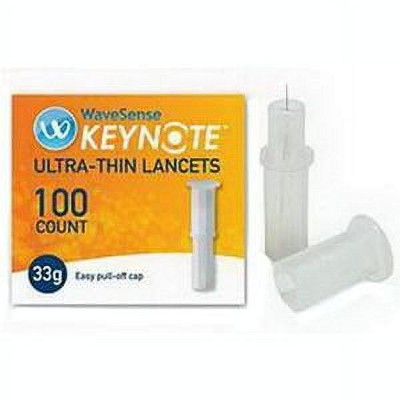 AgaMatrix WaveSense™ iTest Ultra-thin Lancet 33G (Box of 100)