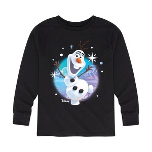 Boys' - Frozen 2 - This Snowman Can Long Sleeve Graphic T-Shirt - 1 of 4