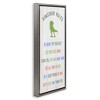 Stupell Industries Dinosaur Rules Kids List, 15" x 31" - 3 of 4