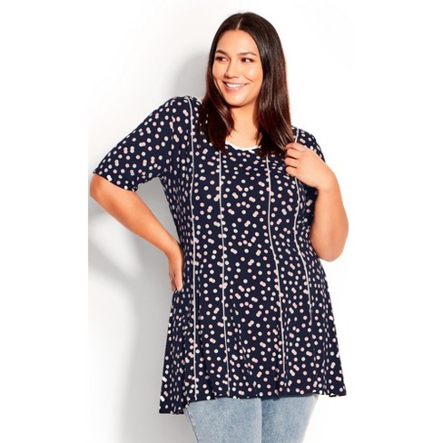 Evans polka best sale dot top