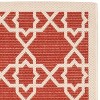 Courtyard CY6032 UV & Stain Resistant Non-Shedding Power Loomed Indoor/Outdoor Rugs - Safavieh - 2 of 3