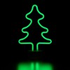Northlight LED Christmas Tree Neon Table Light - 11" - Green - 2 of 4