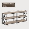 Yaheetech 55inch  Industrial TV Stand TV Console Table for TVs up to 65 Inch - 3 of 4