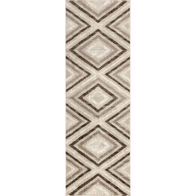 Nuloom Akari Transitional Diamond Pet Friendly Machine Washable Area Rug