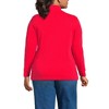 Lands' End Women's Relaxed Cotton Long Sleeve Mock Turtleneck - 2 of 3
