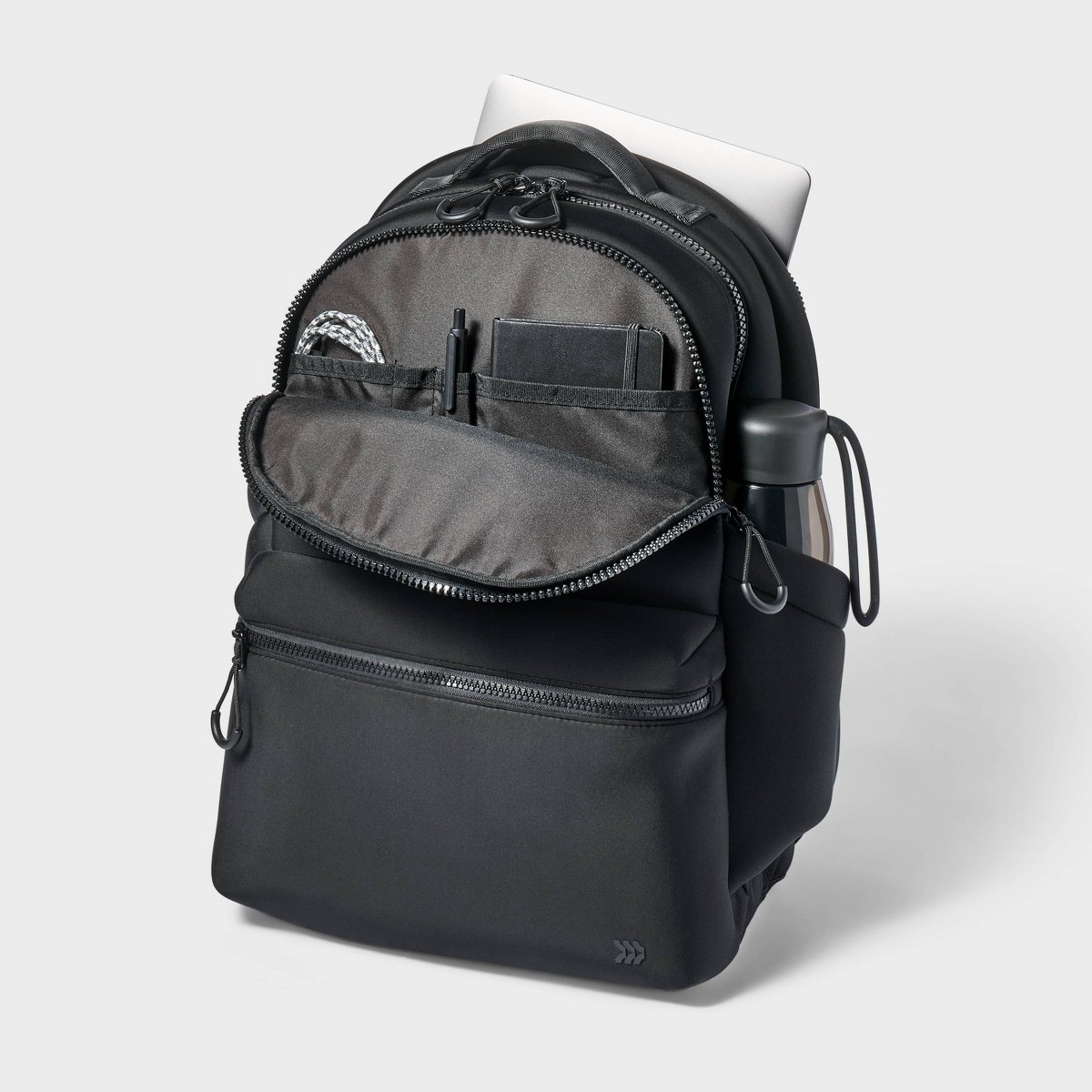 Рюкзаки All In Motion 17" Adaptive Faux Neoprene Backpack - All In Motion™ Black — фото 4