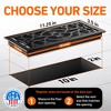 Home Intuition Victorian Floor Vent Cover 2X10 Inch with Mesh Cover Trap Heat and Air Walkable Metal Floor Vent for HVAC Duct, Matte Black - 4 of 4
