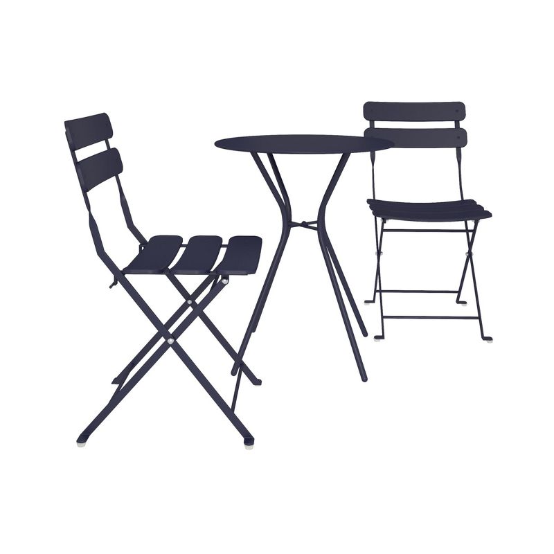 COSCO 3 Piece Bistro Set with 2 Folding Chairs, 3 of 5