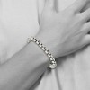 Black Bow Jewelry Men's 8.25mm Stainless Steel Fancy Rolo Chain Bracelet, 8.75 Inch - 4 of 4
