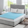 Gracie Mills Mclean Cooling Gel Memory Foam Reversible Mattress Topper - 3 of 4