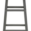 DSVIMOY Counter and Bar Stool Flexible Back Design for Contemporary Bars, Gray, 16.5"*19.7"*29.1" - 4 of 4