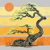Men's Design By Humans Summer Tree 2 By pilipsjanuarius T-Shirt - 2 of 4