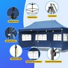 YOOCOZZ 10x20 Oxford Fabric Heavy-Duty Pop-Up Canopy Tent with 6 Sidewalls, UV-Resistant, Waterproof, and 3-Height Adjustable - 3 of 4