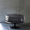 Park Hill Collection Florian Smoke Glass Stemmed Low Bowl - 4 of 4