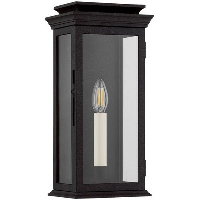 Troy Lighting Louie 1 - Light Wall Light in  Forged Iron Clear Shade