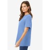 Woman Within Plus Size Petite Perfect Short-Sleeve Crewneck Tee - 4 of 4